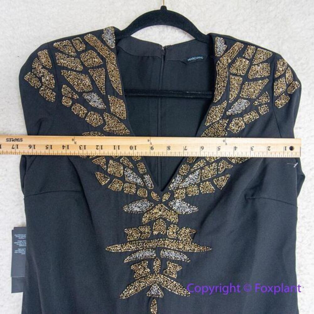 New! GUESS by Marciano black Claudia Embellished Tunic dress, size 0 - Picture 13 of 16